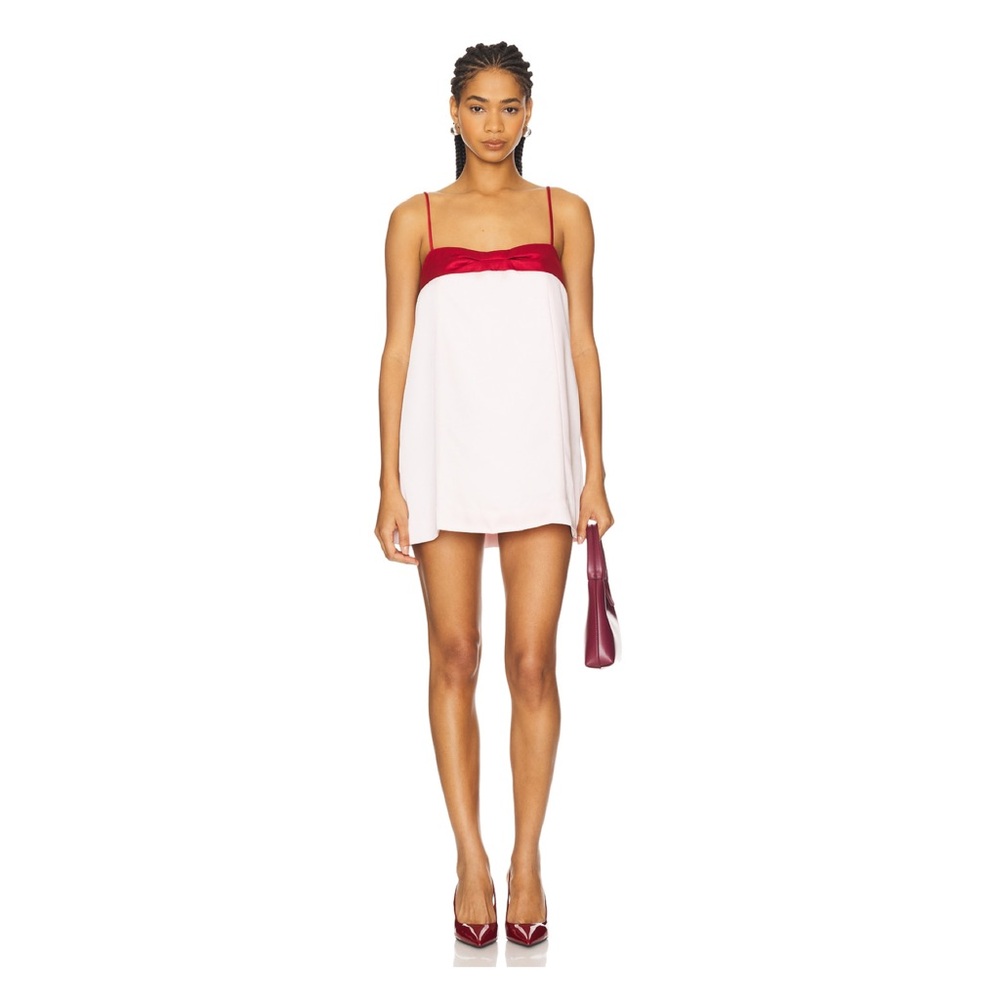 Free People | Pink Babydoll Verano Mini Dress in Sweet Combo ~ Brand New Medium - Picture 2 of 13